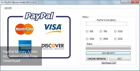 paypal money adder v8.0 2017 activation code free